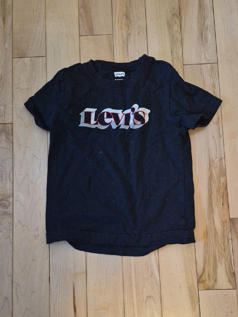 Girls Size 7 Levi's Black Levi's Tee